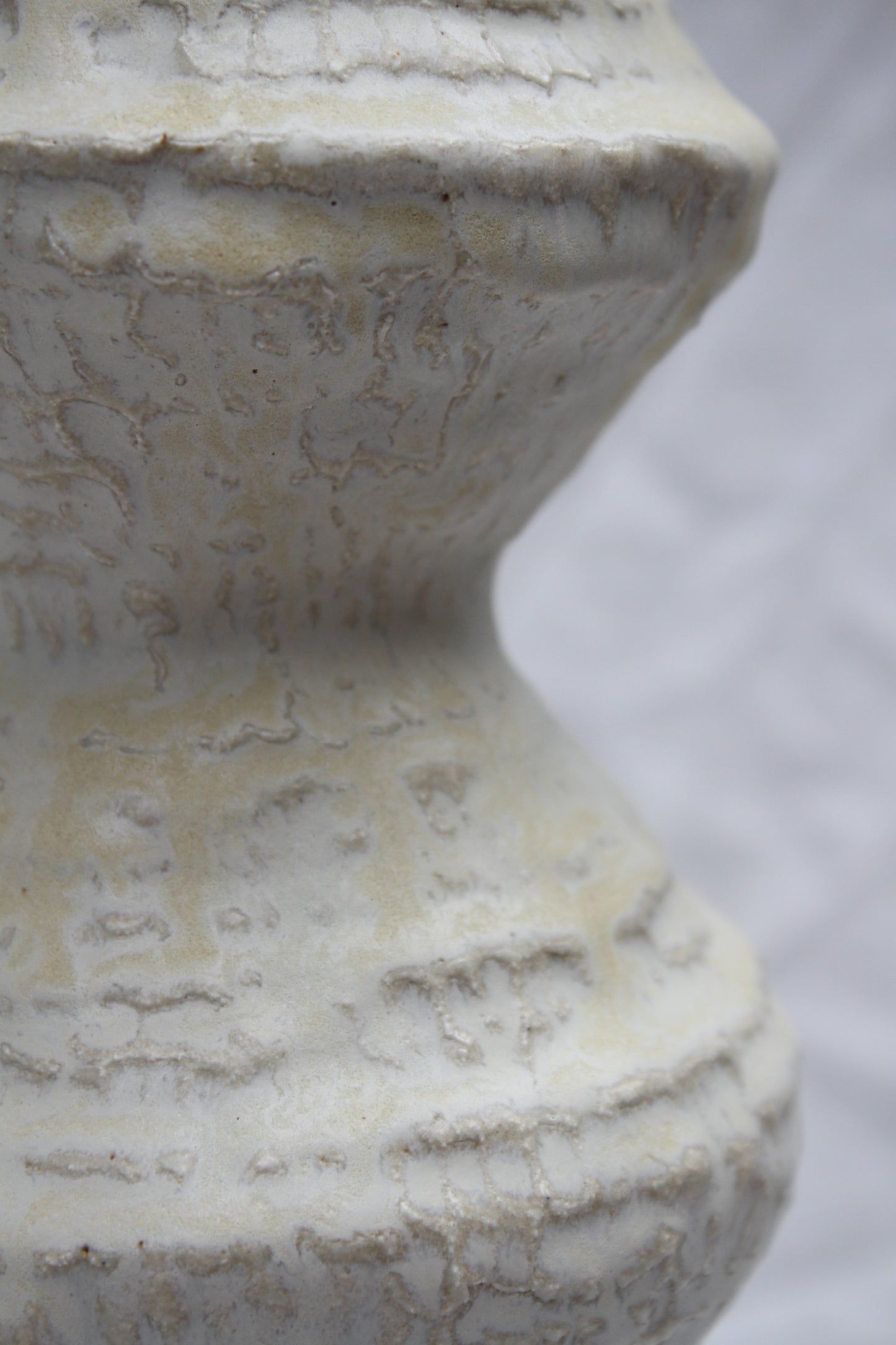 Textured Lines VII Geometric Tower Vase