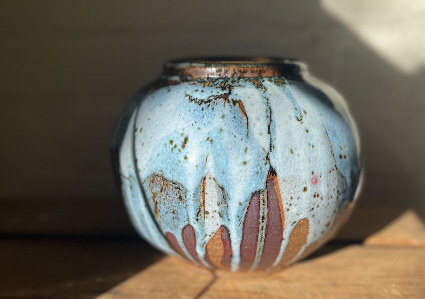 Snowscape Moon Jar